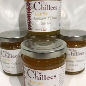 Locally produced 'not so mellow' chilli jam