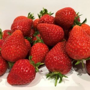Strawberries punnet
